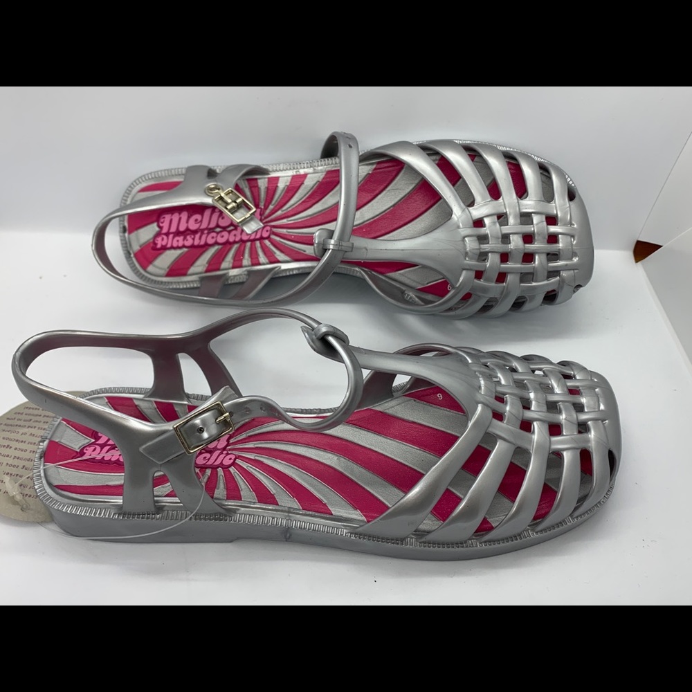 NWT vintage Melissa Plasticodelic size 7 sandals!